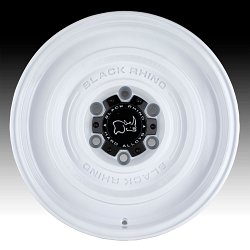 Black Rhino Solid Gloss White Custom Truck Wheels 3